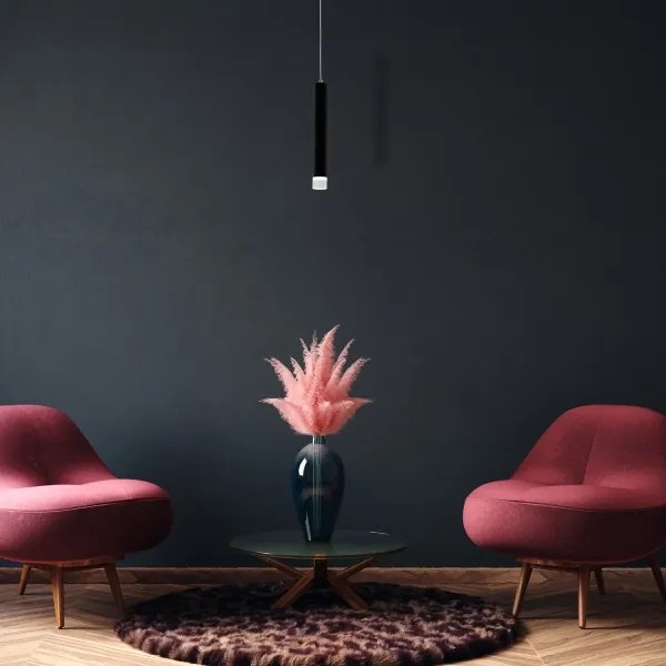 LED Csillár zsinóron CARBON LED/5W/230V