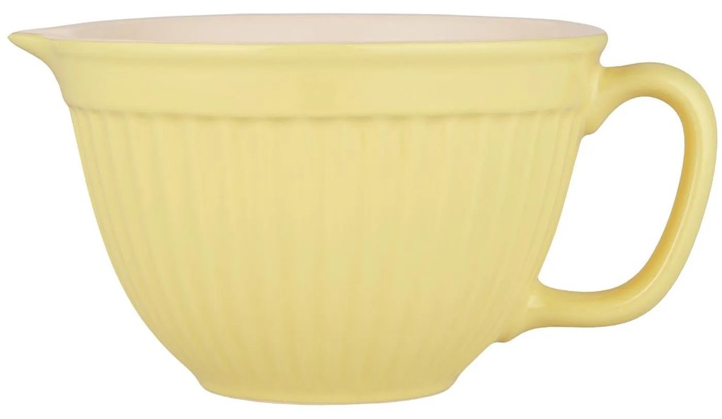 Sárga kerámia tésztástál MYNTE LEMONADE