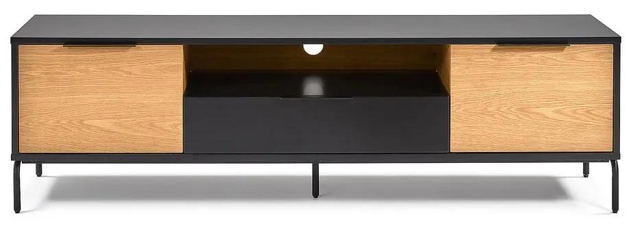 SAVOI fekete-barna TV-állvány, 170 x 50 cm - La Forma