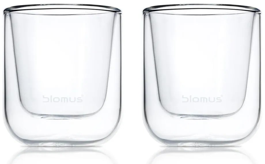 Nero 2 db-os duplafalú kávéspohár szett, 80 ml - Blomus