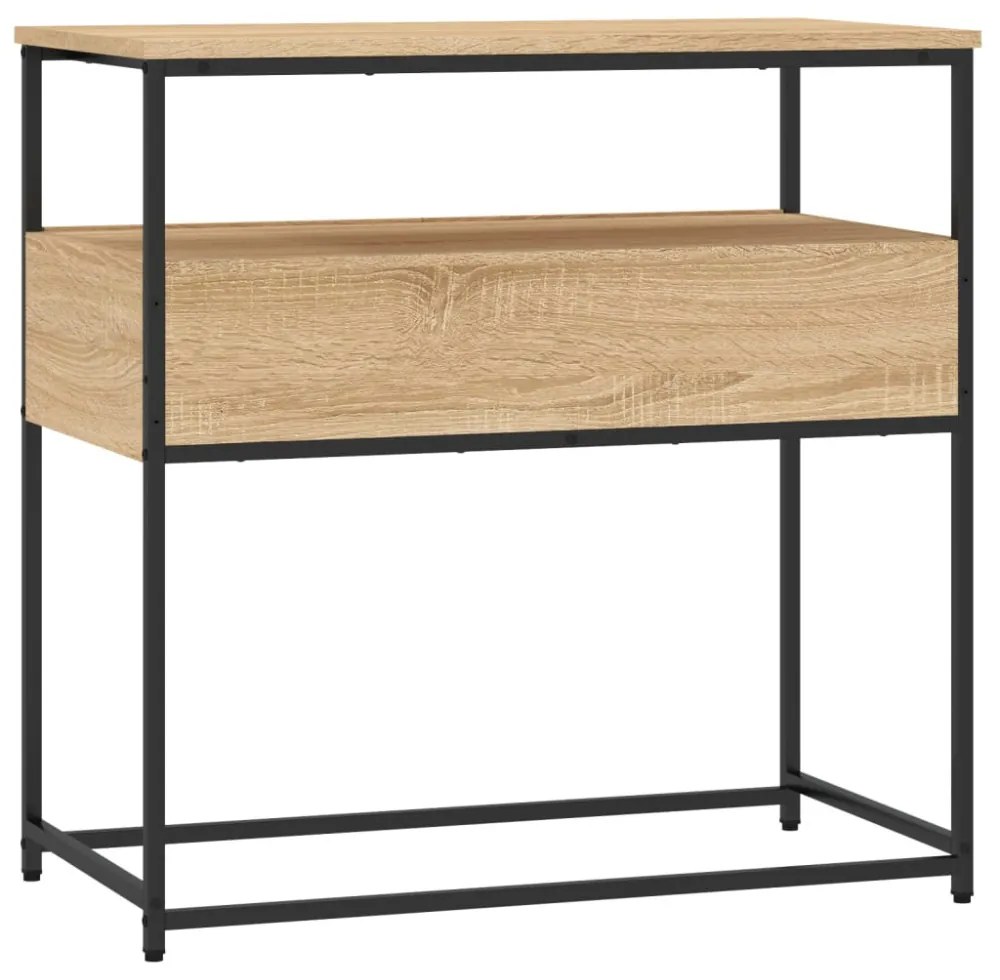 sonoma tölgyfa konzolasztal 75 x 40 x 75 cm