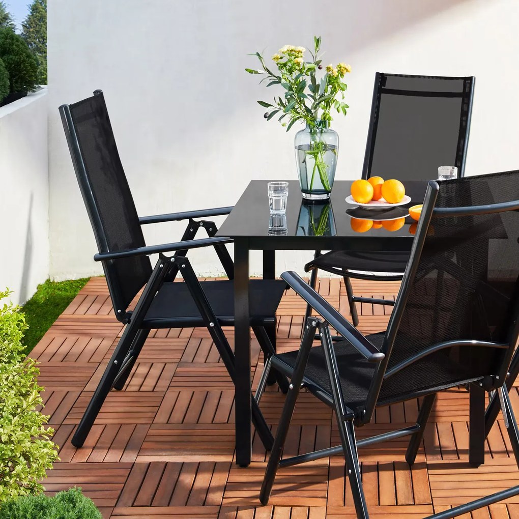 Deuba Alumínium garnitúra Alu 1+8 - antracit