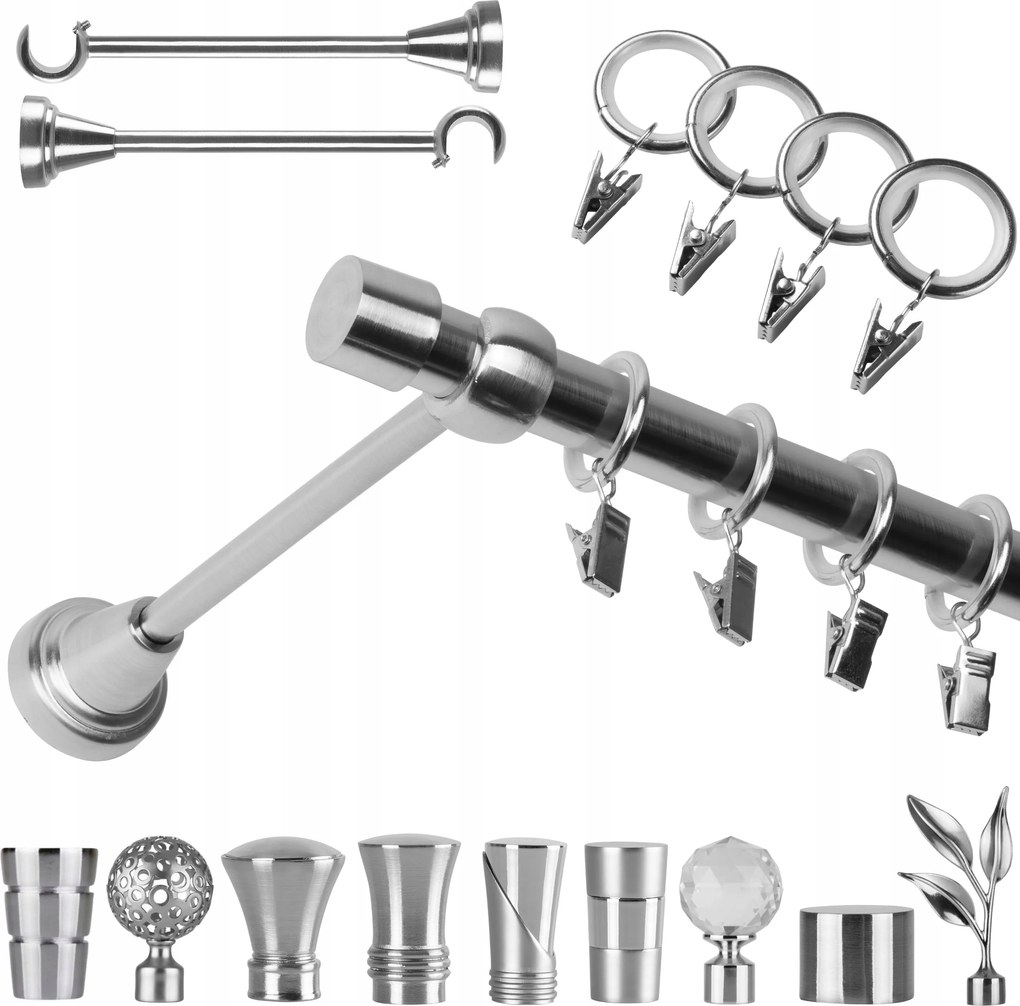 Függönykarnis Szimpla Fém 160 CM 19 MM Békákkal Különböző Színekben