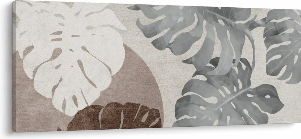 Kép - Design levelekkel (120x50 cm)