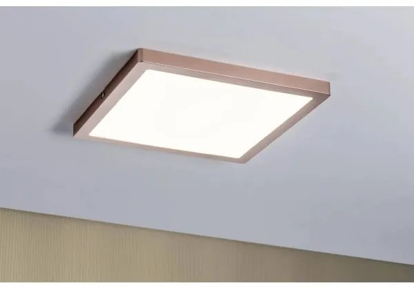 Paulmann 70873 - LED/24W Dimmelhető panel ATRIA 230V 2700K 30x30 cm Rózsaarany