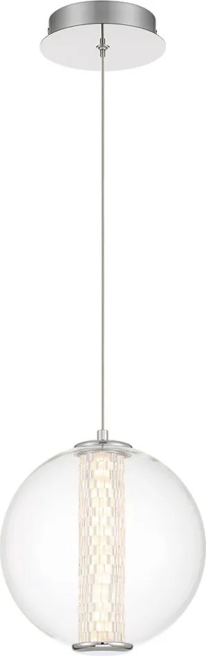ELSTEAD QN-ATOMO-1P-PC ATOMO Egyágú Függesztett Lámpa Fém LED IP20
