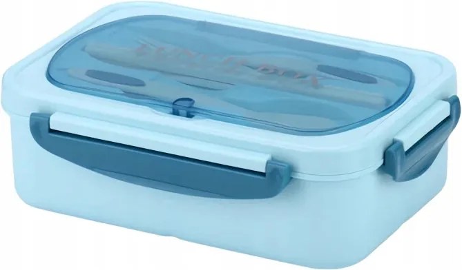 Verk 07270 Uzsonnásdoboz evőeszközzel 1000 ml, kék