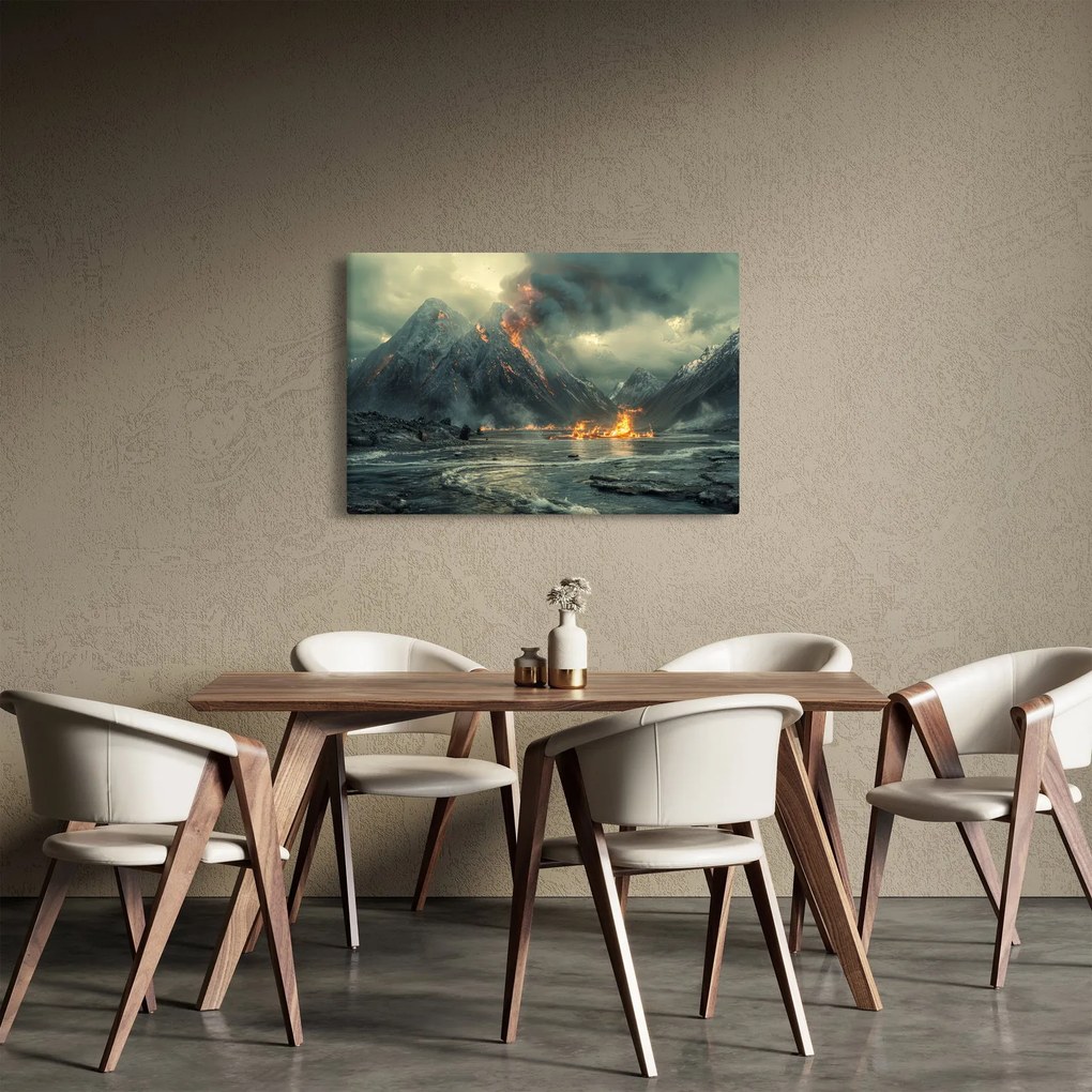 Kép - Vulkánkitörés (90x60 cm)