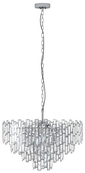 Eglo 39627 - Csillár láncon CALMEILLES 10xE14/25W/230V á. 78 cm