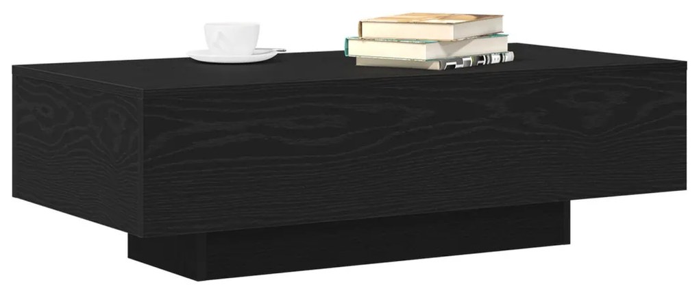 Kávézóasztal Fekete Tölgy 100x30x36,5 cm Mérnöki Fa
