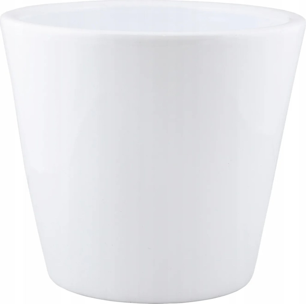 Sofia kerámia virágtartó fehér átm. 21cm