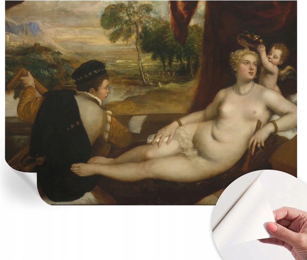 Öntapadós tapéta Fali furnér 3D hatás Relaxáló jelenet 208x146 cm