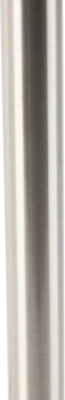 Acél asztali lámpa zöld árnyékolóval 25 cm - Simplo