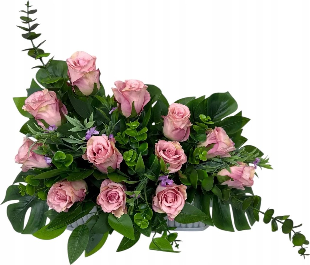 Csokor Nád Kompozíció Sír Temető Művirágok