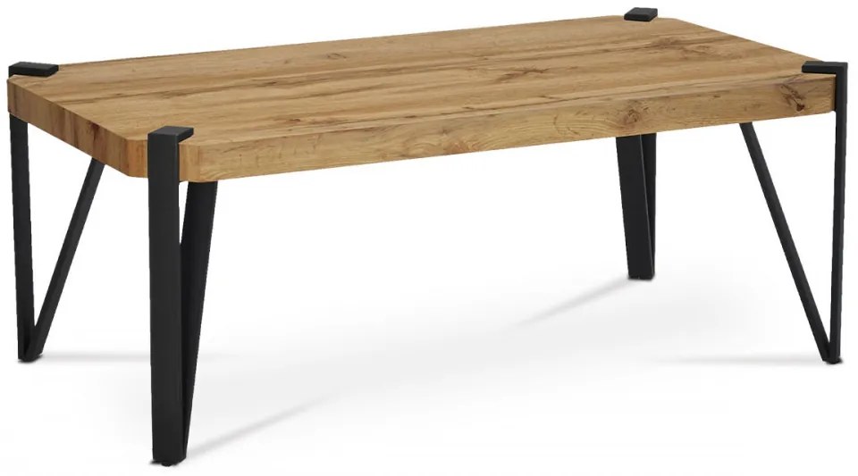 Ahg-260 Masă pentru cafea la modă în culoarea stejarului sălbatic 110x60x42 cm
