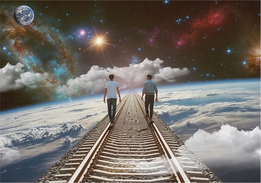 Fotótapéta Flizelin Szoba tapéta Űrtúra 208x146 Ragasztó