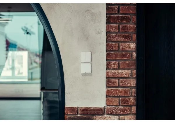 Immax NEO 07507C - KÉSZLET 3x Kapcsoló  2-gombos SMART 3xCR2430 Zigbee 3.0 Tuya