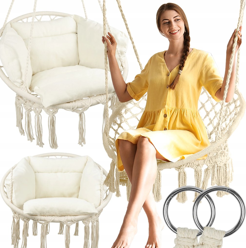 Kerti Hintaszék Lógó Gólyafészek Párna A Ház Kertjébe