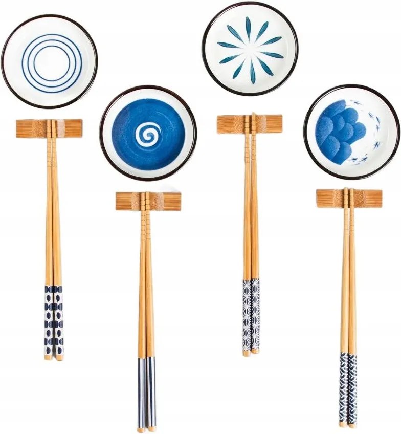 Kioto dekoratív sushi tálaló szett 12 db-os Homla