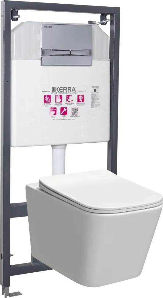 Tinos Adriatic Chrome falba építhető WC tartály szett