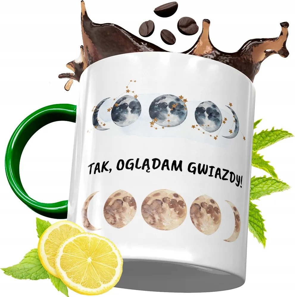 Bögre Zöld Csillagjegyek Horoszkóp Ajándék fényképes nyomtatással