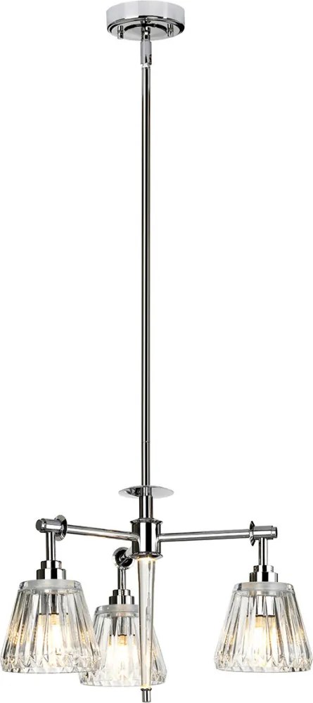 Elstead Lighting AGATHA BATH-AGATHA3P-PC Mennyezeti Lámpa 3x3,5W/G9 320LM IP44