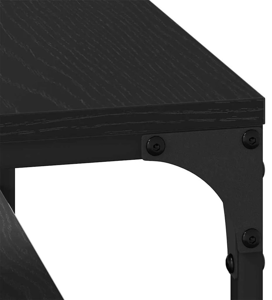 Dohányzóasztal Musta tammi 80 x 50 x 40 cm Faanyag