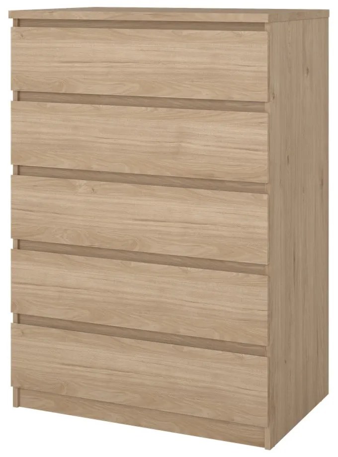 Natúr színű komód tölgyfa dekorral 77x111x50 cm Naia – Tvilum