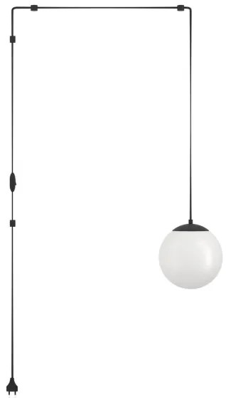 Eglo 900977 - Csillár zsinóron RONDO 1xE27/40W/230V