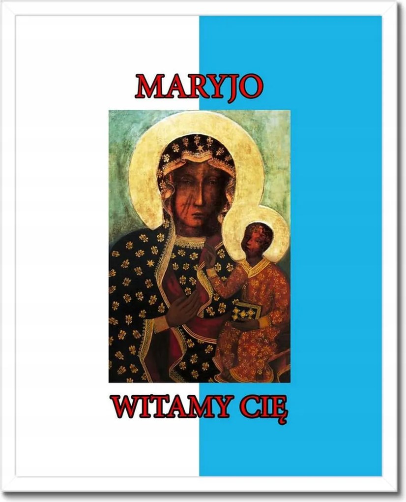 Poszterek keretben 40x50 Mária Üdvözöllek Mária