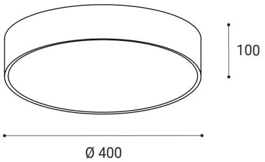 LED2 - LED Mennyezeti lámpa MONO LED/30W/230V 3000K/4000K fekete