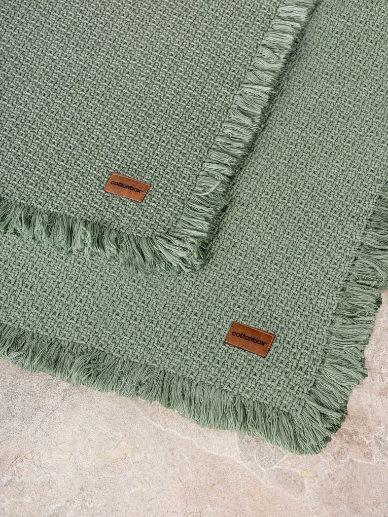 Fürdőszobaszőnyeg Szett (2 db) Bath Rug - Zöld