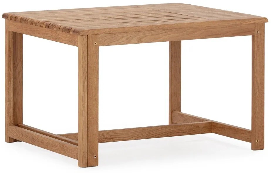 Natúr színű tölgyfa dohányzóasztal 60x70 cm Unai – MOME