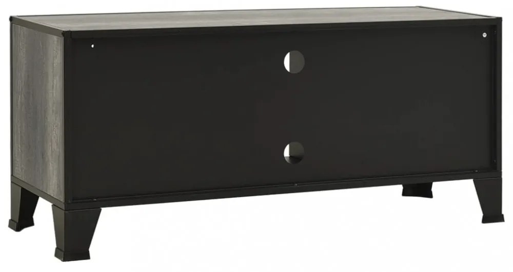 szürke fém és MDF TV-szekrény 105 x 36 x 47 cm