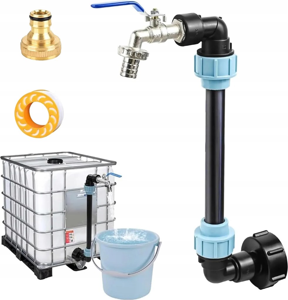 Mauzer csaptelep 3/4-es magas csaptelep esővízgyűjtő tartályhoz