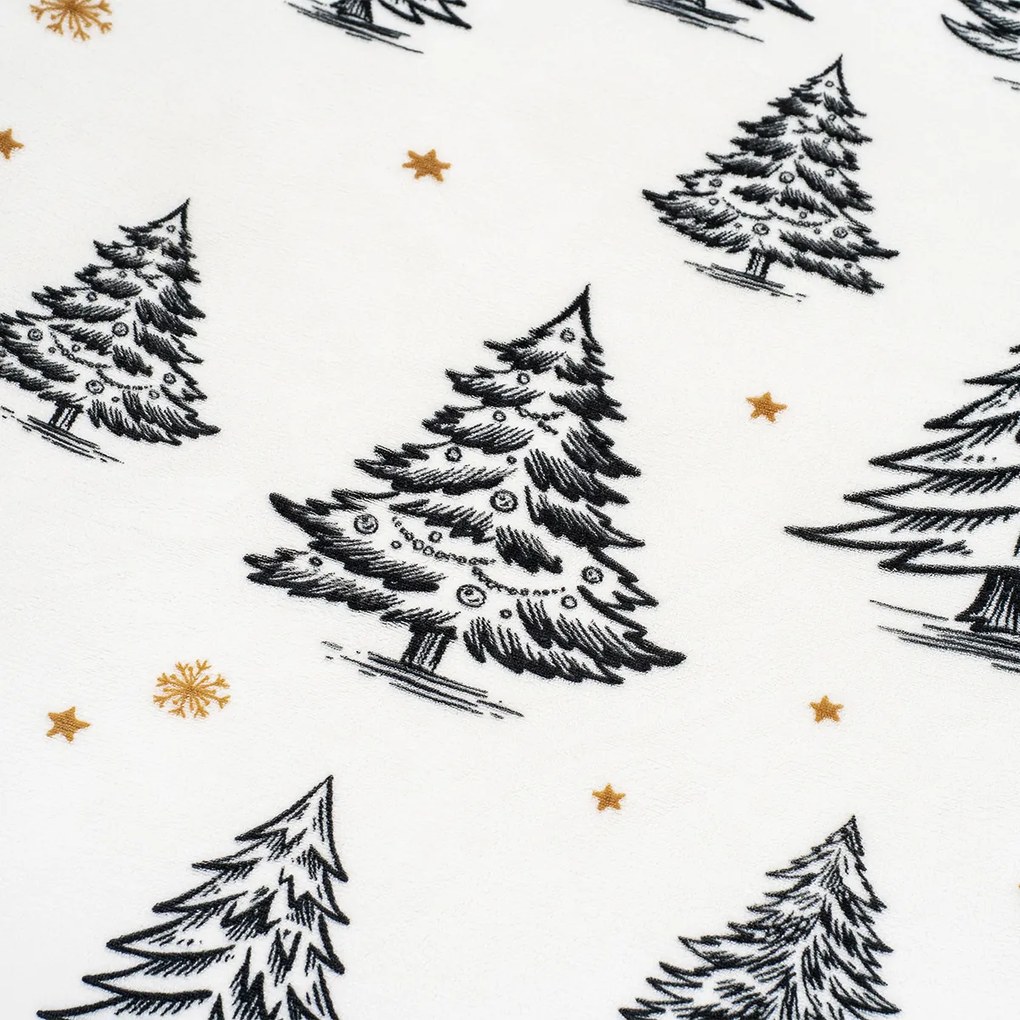 4Home Frosted Trees mikroszálas ágyneműhuzat, 160 x 200 cm, 70 x 80 cm, 160 x 200 cm, 70 x 80 cm