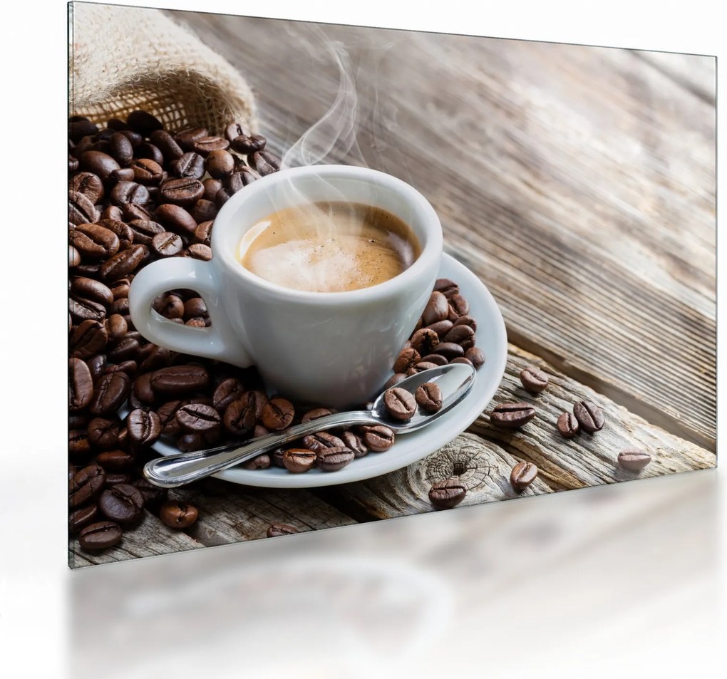 Üveg kép - Espresso (70x50 cm)
