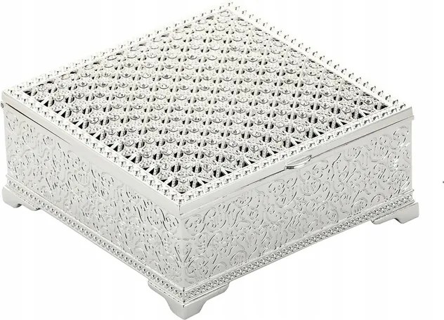 Doboz doboz Swarovski kristály ezüst cirkóniákkal ajándék