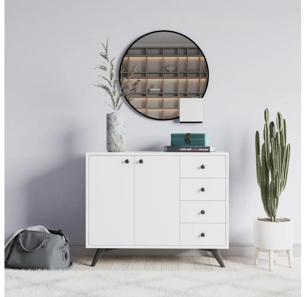 Szekrény WAGA 82x100 cm fehér