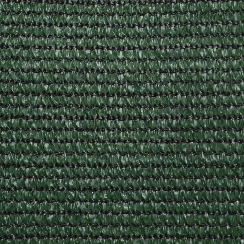 sötétzöld HDPE napvitorla 160 g/m² 3 x 6 m