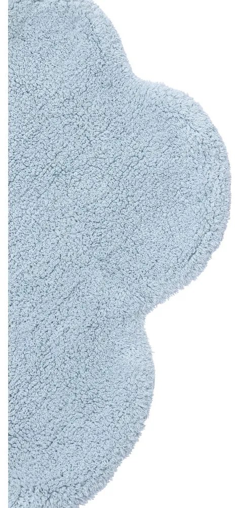 Világoskék mosható kézi szövésű pamut gyerek szőnyeg 70x100 cm Mini Dream – Lorena Canals