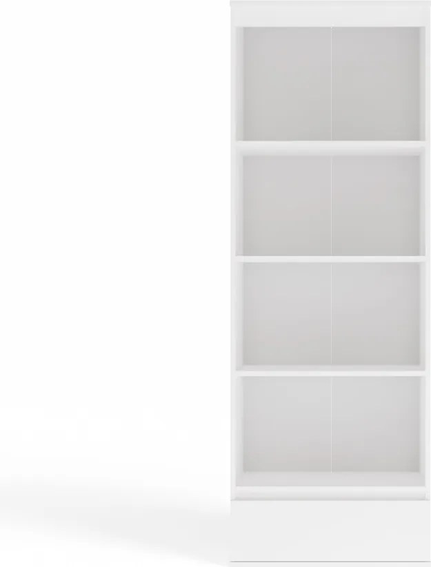 PALERMO könyvespolc 65x37x183 cm, fehér