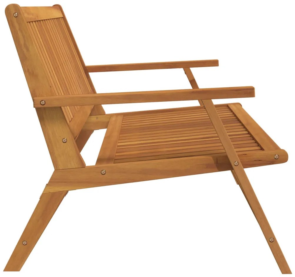 Kerti Pad 122,5x77x74 cm Tömör akácfából