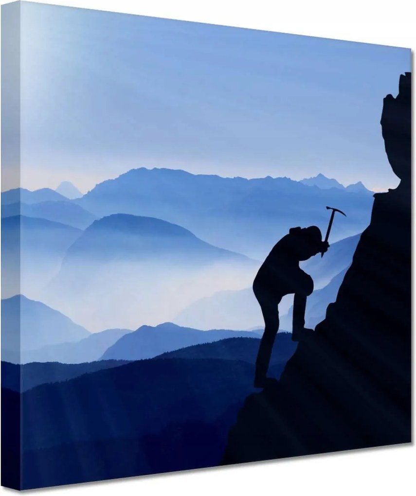 Festmények 20x20 Magashegyi hegymászás