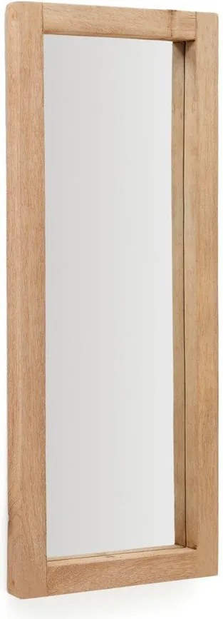 Fali tükör tömörfa kerettel 50x120 cm Maden – Kave Home