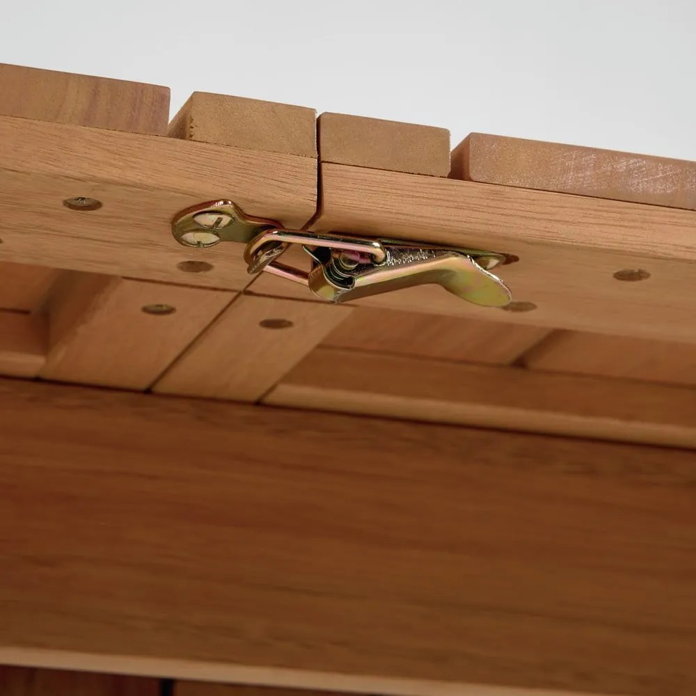 Tömörfa kerti étkezőasztal 100x240 cm Hanzel – Kave Home