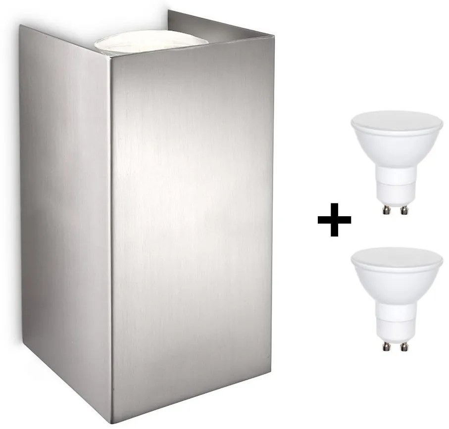 Philips Philips 33012/17/PN - LED Fali lámpa GABARDINE 2xGU10/6W/230V LEDP2317A