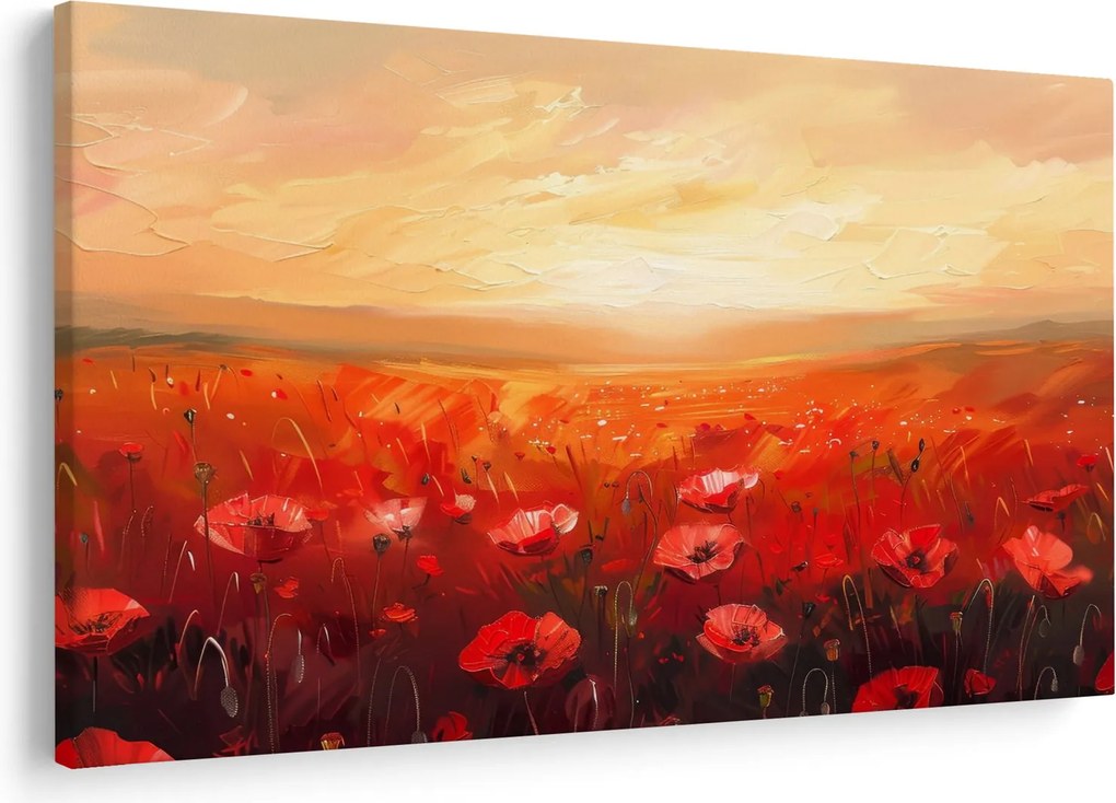 Kép - Mező pipacsok (90x60 cm)