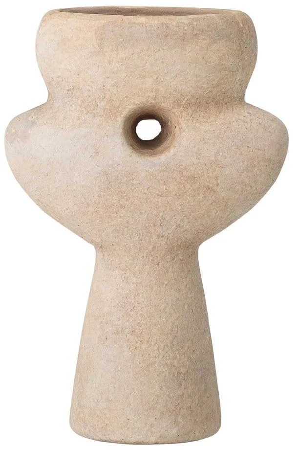 Ngoie bézs terrakotta váza, magasság 17 cm - Bloomingville