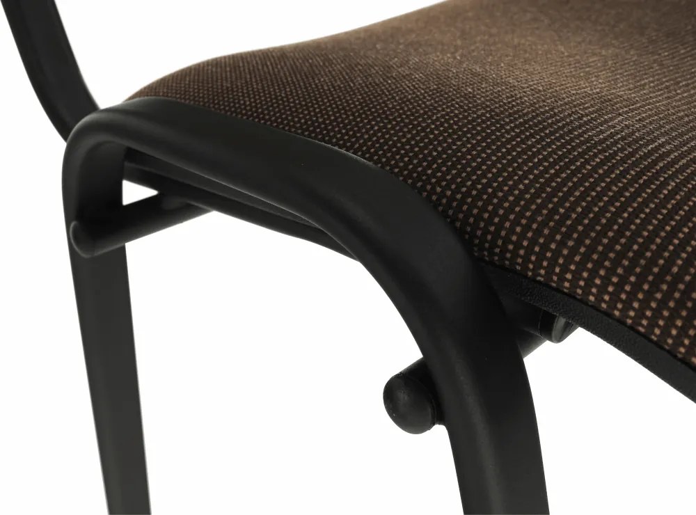 Irodai szék, barna, ISO NEW